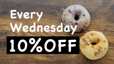 毎週 “水曜日” 10%OFF !